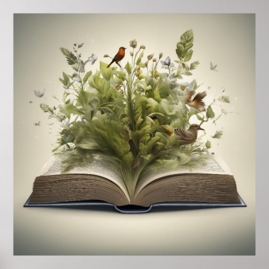 素晴らしい開けた本 ポスター (正面)