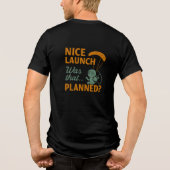 素晴らしい離陸 トライブレンドTシャツ (裏面)
