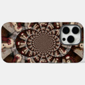 素晴らしい雪だるま万華鏡 | 冬の複雑な芸術 Case-Mate iPhoneケース (裏面 (横))