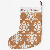 素晴らしい雪 スモールクリスマスストッキング (裏面)