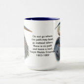 素晴らしい青鷲のカスタマイズ可能なマグ マグカップ (中央)