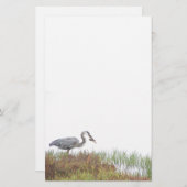 素晴らしい青鷲の鳥の野性生物動物 便箋 (正面/裏面)