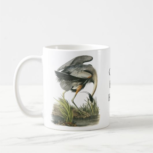 素晴らしい青鷲、ジョンAudubon コーヒーマグカップ (左)