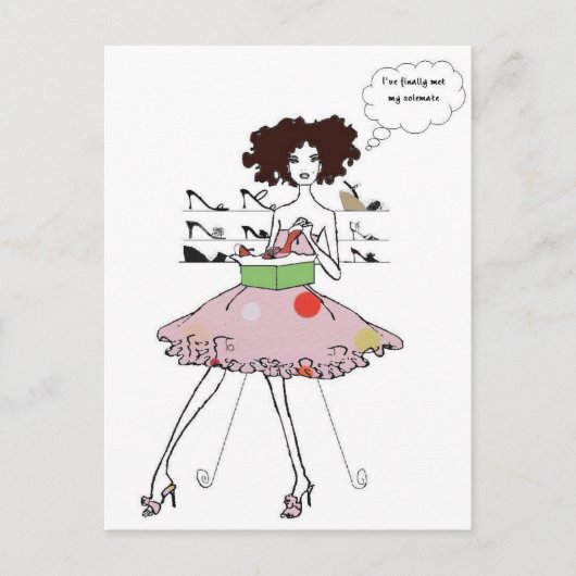 素晴らしい靴 ポストカード (正面)