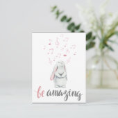 素晴らしい音楽バニーだ ポストカード (スタンド正面)