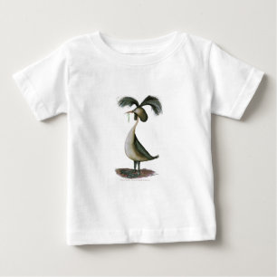 素晴らしい頂点に達されたカイツブリ目の野生の鳥、贅沢なfernandes ベビーTシャツ