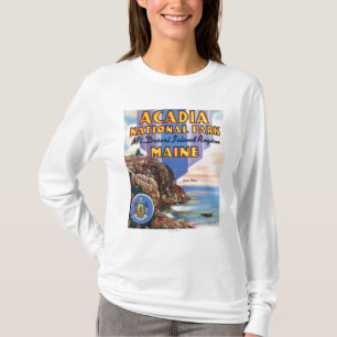 素晴らしい頭部およびメインのシールの眺め Tシャツ