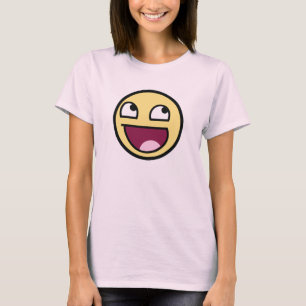 素晴らしい顔の女の子 Tシャツ
