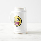 素晴らしい顔の素晴らしい顔 ビールジョッキ (正面左)