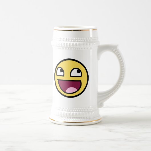 素晴らしい顔の素晴らしい顔 ビールジョッキ (右)