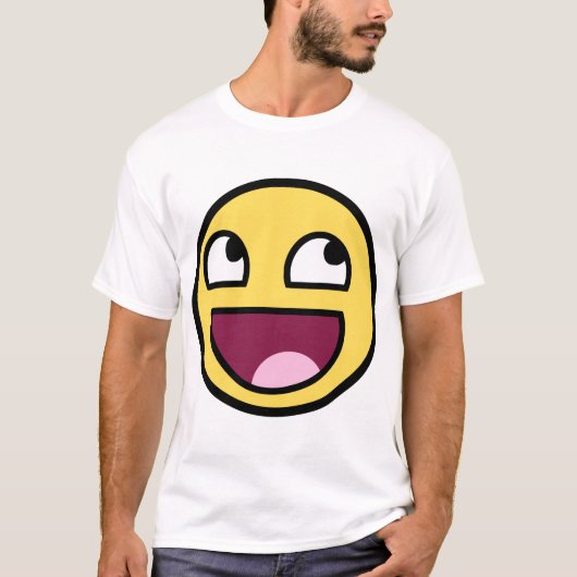 素晴らしい顔の素晴らしい顔 Tシャツ (正面)