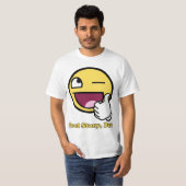 素晴らしい顔のCool story Bro Tシャツ (正面フル)