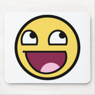 素晴らしい顔は素晴らしいマウスパッドです マウスパッド