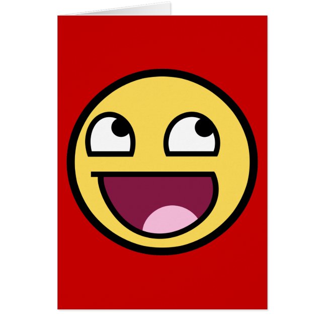 素晴らしい顔カード (正面)