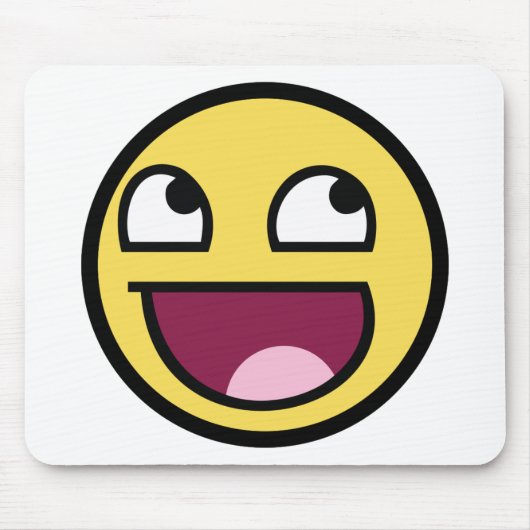 素晴らしい顔 マウスパッド (正面)