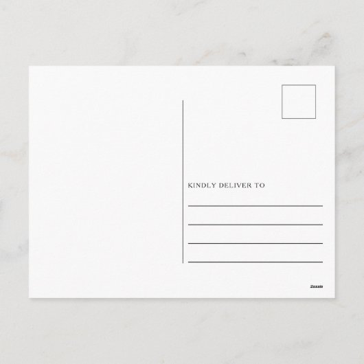 素晴らしい願いモダンの完全な写真 シーズンポストカード (裏面)