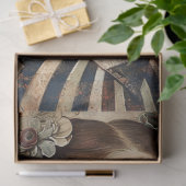 素晴らしい風変わりヴィンテージの女の子 薄葉紙 (ギフト)