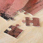 素晴らしい風変わりヴィンテージガール難しい ジグソーパズル (側面)