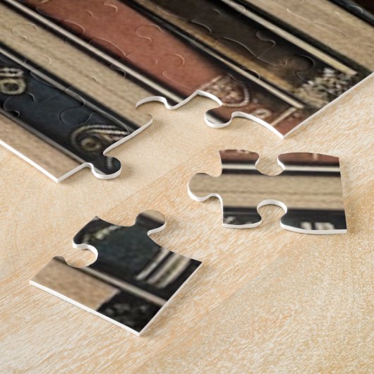 素晴らしい風変わりヴィンテージガール難しい ジグソーパズル (側面)