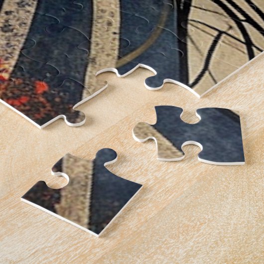 素晴らしい風変わりヴィンテージガール難しい ジグソーパズル (側面)