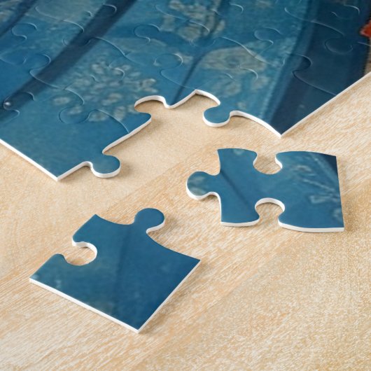 素晴らしい風変わりヴィンテージガール難しい ジグソーパズル (側面)