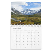 素晴らしい風景2ページ、小さな白いカレンダー カレンダー (1月 2026)