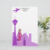 素晴らしい飛行付き添い人 便箋 (スタンド正面)