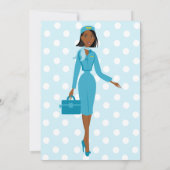 素晴らしい飛行付き添い人 招待状 (裏面)