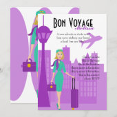 素晴らしい飛行付き添い人 招待状 (正面/裏面)