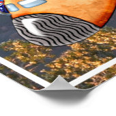 素晴らしい飛行機の空中表示 ポスター (角)