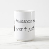 素晴らしい馬は西部ちょうど生まれるマグ-ではないです コーヒーマグカップ (中央)