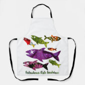 素晴らしい魚のファッション エプロン (正面)