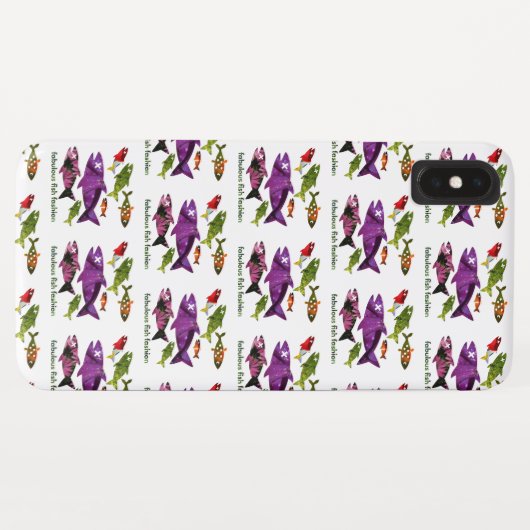 素晴らしい魚のファッション Case-Mate iPhoneケース (裏面(横))