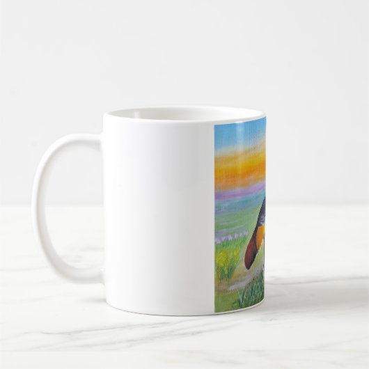 素晴らしい鳥 コーヒーマグカップ (左)