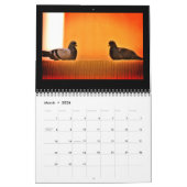 素晴らしい鳩 カレンダー (3月 2026)