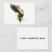 素晴らしい鵞鳥 ノートカード (正面/裏面)