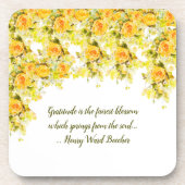 素晴らしい黄色のバラ コースター (正面)