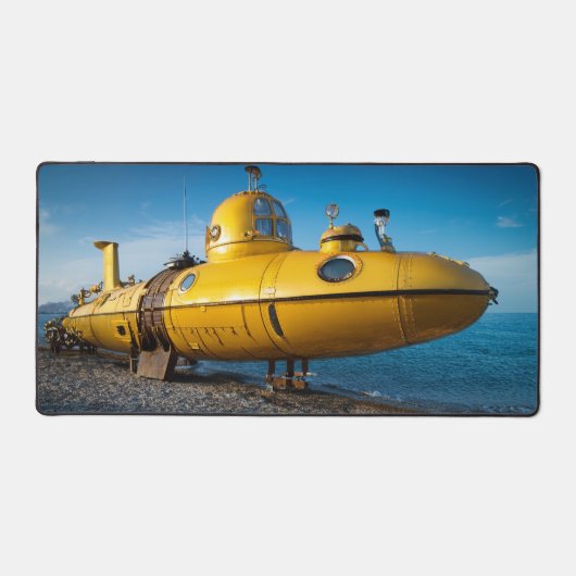 素晴らしい黄色の潜水艦デスクマット！ デスクマット (正面)