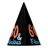 素晴らしい黒い誕生日パーティー パーティーハット (裏面)