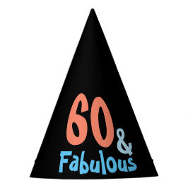 素晴らしい黒い誕生日パーティー パーティーハット