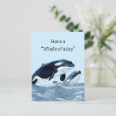 素晴らしい1日を！お誕生日おめでとう  ポストカード (スタンド正面)