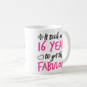 素晴らしい16誕生日 コーヒーマグカップ (正面右)