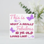 素晴らしい18誕生日 カード (スタンド正面)