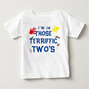 素晴らしい2の幼児Tシャツ ベビーTシャツ
