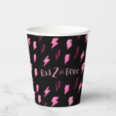 素晴らしい2ザボーン、ガールズピンク稲妻ボルト 紙コップ (正面)