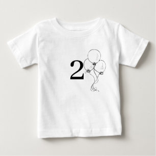 素晴らしい2誕生日シャツ ベビーTシャツ