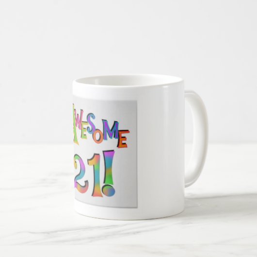 素晴らしい20 1つを祝うこと コーヒーマグカップ (正面右)