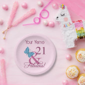 素晴らしい21歳の誕生日 ペーパープレート (パーティー)
