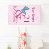 素晴らしい21歳の誕生日 横断幕 (インサイチュ)