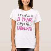 素晴らしい21歳の誕生日 Tシャツ (正面)